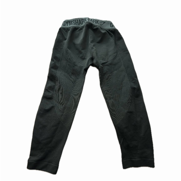 Gymshark Flex Cropped Leggings- BlackMarl/Charcoal - Picture 5 of 5